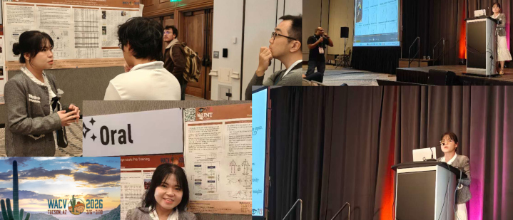 Yen Pham's work was an oral in WACV'26